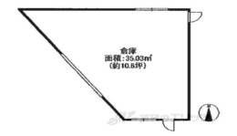 ATH今浜２貸倉庫間取り図面