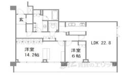 ザ・パークハウス京都鴨川御所東間取り図面
