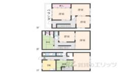 雄琴２丁目Ｓ店舗間取り図面