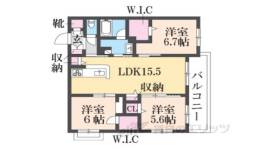 シャーメゾン　オリエント間取り図面