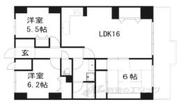 グラン・ドムール宇治木幡間取り図面