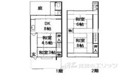 瓦堂町家店舗間取り図面
