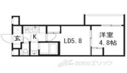 ESTRUTHKYOTO２間取り図面