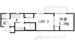 ESTRUTHKYOTO２間取り図面