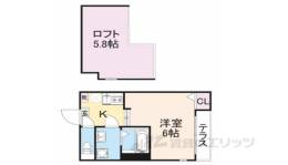 ハーモニーテラス景勝町２間取り図面