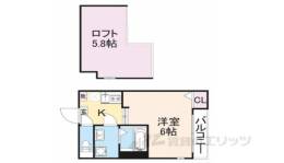 ハーモニーテラス景勝町２間取り図面