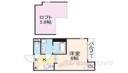 ハーモニーテラス景勝町２間取り図面