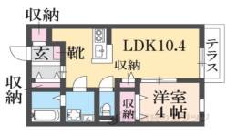 ベイサージュＮ　Ａ間取り図面