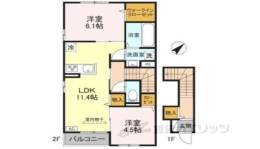 カルムベルフルール間取り図面
