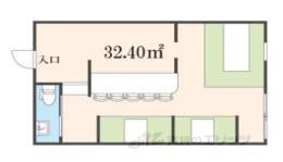 咲花ヴィラＢ棟（テナント）間取り図面