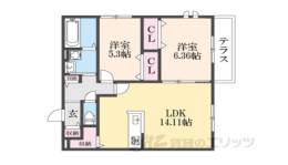 ルミエール野間北間取り図面