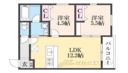 Ｇｒａｃｅ下六万寺町間取り図面