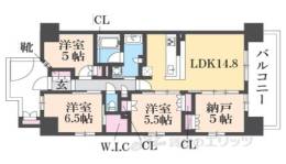 クラッシィハウス京都六地蔵間取り図面
