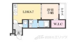 フジパレス瓜生堂３番館間取り図面