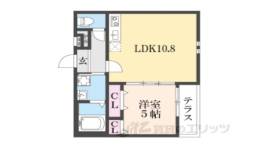 フジパレス瓜生堂３番館間取り図面