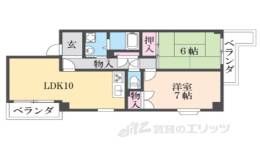 雅マンションパート２間取り図面