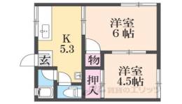高畑ハイツ間取り図面