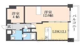 プリオーレ２４堀川紫明間取り図面