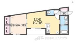 FORCE京都駅西間取り図面