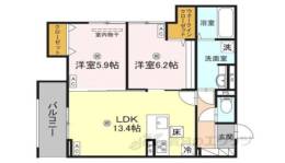 Ｄ－ＲＯＯＭ小篠原間取り図面