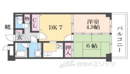 グラン・ドムール新丸太町間取り図面