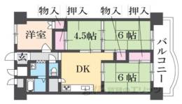 向島ニュータウン第三街区Ｆ棟間取り図面