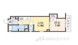 クリエオーレ牧野本町間取り図面