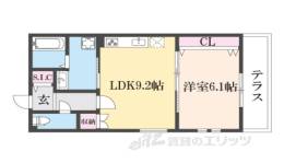 FORCE西院間取り図面
