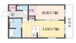 FORCE西院間取り図面