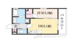 Ｌｉｖｅ　Ｆｌａｔ京都西院間取り図面