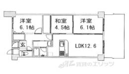 パデシオン宇治木幡間取り図面