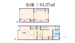 東西俵屋町６５９店舗付住居間取り図面