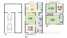 貸家間取り図面