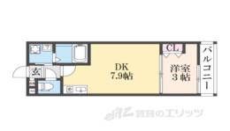 仮称）深草仙石屋敷町新築アパート間取り図面