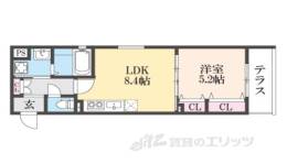 クリエオーレ倉治間取り図面