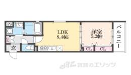 クリエオーレ倉治間取り図面