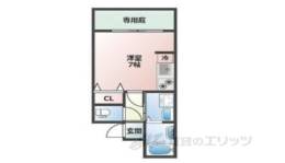 アヴニール北白川間取り図面