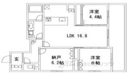 グランエスパス御所南間取り図面