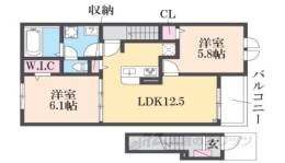 セレノ生駒２間取り図面