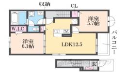 セレノ生駒２間取り図面