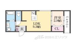GAZELLE NOAH尼崎尾浜２間取り図面