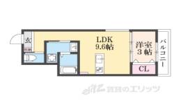 GAZELLE NOAH尼崎尾浜２間取り図面