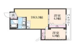 ソフィア墨染駅前間取り図面
