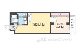 ソフィア墨染駅前間取り図面