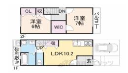 貸家間取り図面