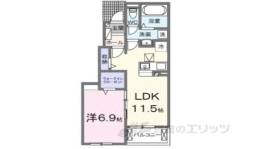フラン・ソレイユ学園前間取り図面