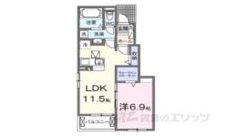 フラン・ソレイユ学園前間取り図面