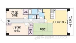 東生駒グリーンマンション間取り図面