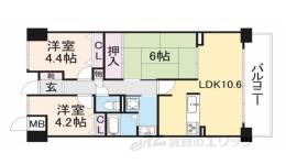 K-CITY桂川１番館間取り図面