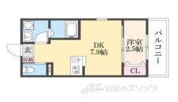 GAZELLE NOAH尼崎尾浜１間取り図面